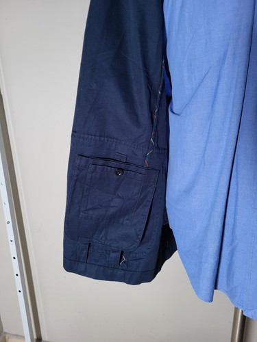 POLO Ralph Lauren XL Twill Navy Blue Unconstructed Blazer Lightweight Jacket rrl - Picture 9 of 12