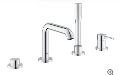 Grohe Essence Deck Mounted Roman Tub Filler - Chrome