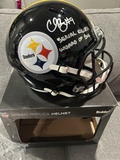 Chris Boswell Signed Autographed Full Size Pittsburgh Steelers Helmet JSA BOZ!