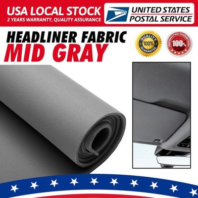 Flat Knit Headliner Fabric with Foam Backing for Car Ceiling Roof Fabric Repair