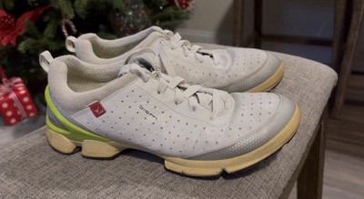 ECCO Biom Natural Motion Yak Leather Golf Shoes Women Size 9.5 EU 40