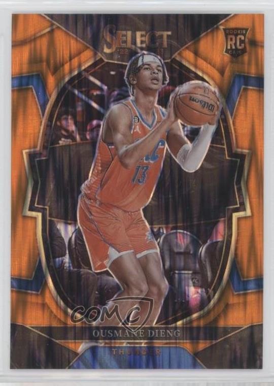 2022 Panini Select Concourse Orange Flash Prizm Ousmane Dieng #76 Rookie RC i2k