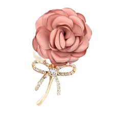 Elegant Rose Flower Brooch Pin for Women Men Wedding Party Gentleman's Essential