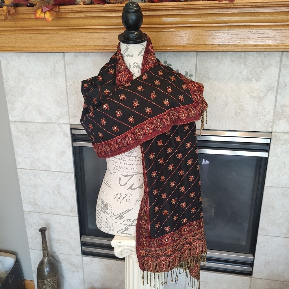 Fall Table Runner OR Pashmina Wrap! - image 4