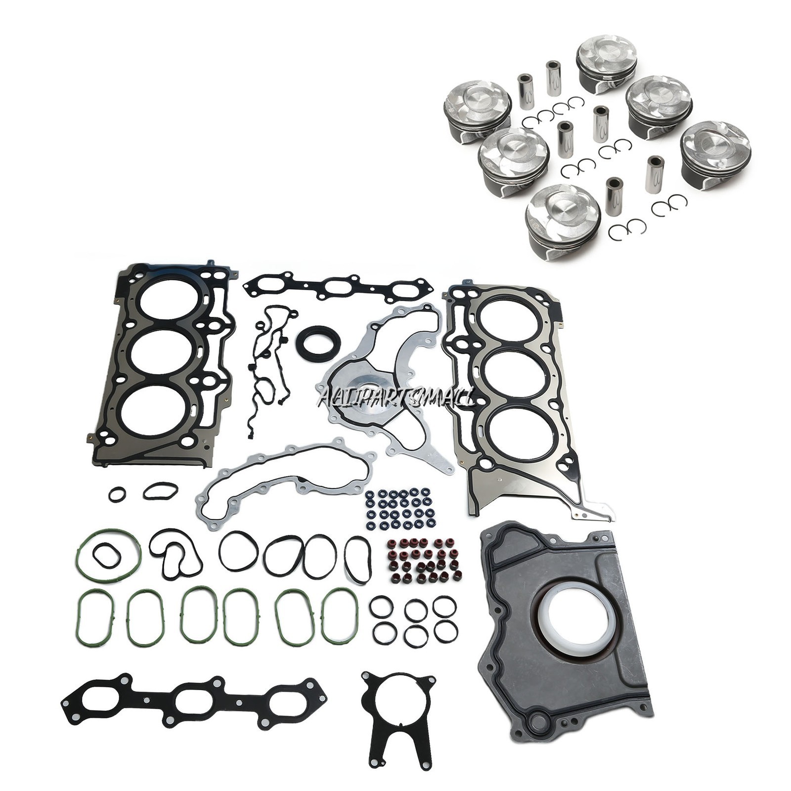 Engine Pistons Gaskets Overhaul Rebuild Kit Fit For Maserati M156D M157 3.0T