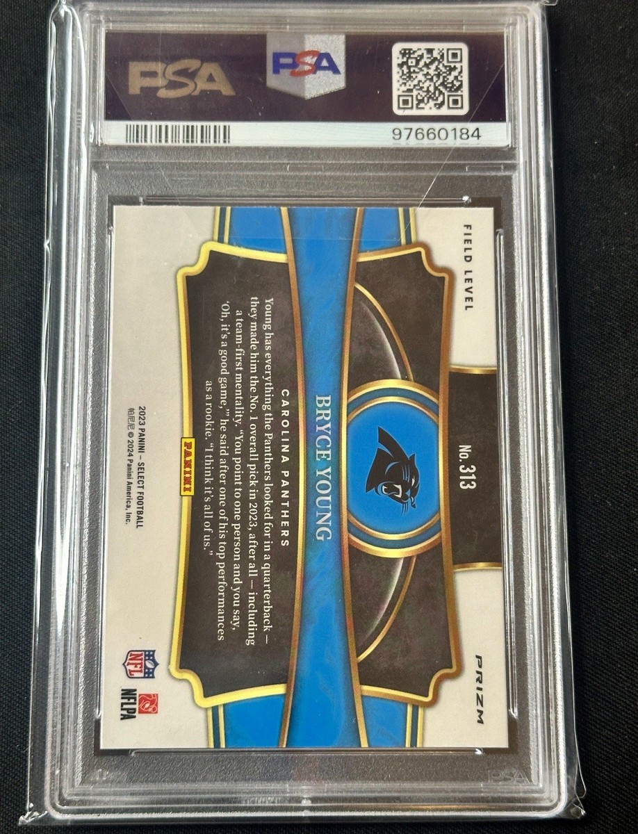 2023 Panini Select - Field Level Bryce Young #313 Zebra