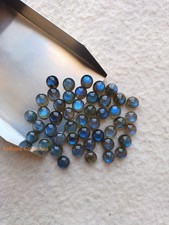 Natural Blue Labradorite Round Cabochon 3mm To 20mm Loose Gemstone