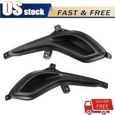2pcs Front Bumper Fog Light Covers Bezel Trim Lh Rh For 2012-2017 Hyundai Accent