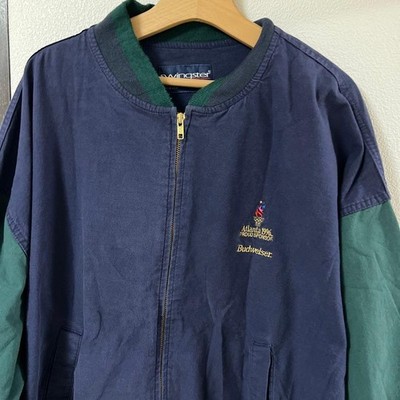 MADEINUSA Swingster Atlanta Olympics Budweiser Jacket XL Navy Green Vintage