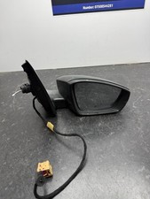 2009 VW POLO 6R OFFSIDE DRIVERS SIDE WING MIRROR 6R2857502E