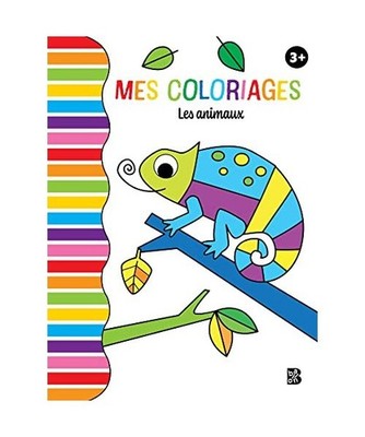 Les animaux: Avec une pochette de 6 crayons de couleur 
