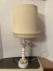 2 Vintage 1950s? Capodimonte Style Porcelain Table Lamps Floral Italy  22-7/8” — photo 10