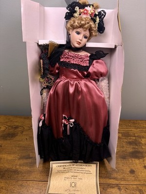 Destiny Dolls Lady Lillian By Anne L. Dolan Porcelain With COA
