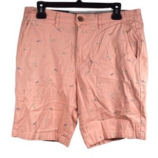 JACHS NY Bleecker Shorts Surfboard Print Casual Pink Shorts Size 30 33x8 NWT