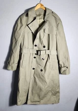 Defense Logistics Agency Valor Collection 42 Long All Weather Trench coat EUC
