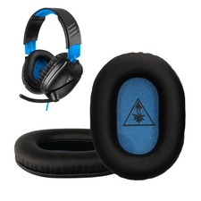 kwmobile Ear Pads Compatible with Turtle Beach Recon 70 / 50 / black