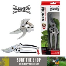 Wilkinson Sword Deluxe Bypass Pruner Secateurs with High Quality SK5 Steel Blade