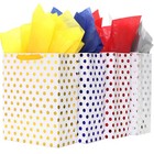 SUNCOLOR 4 Pack 13" Large Gift Bags With Tissue Paper for Christmas (Availabl...