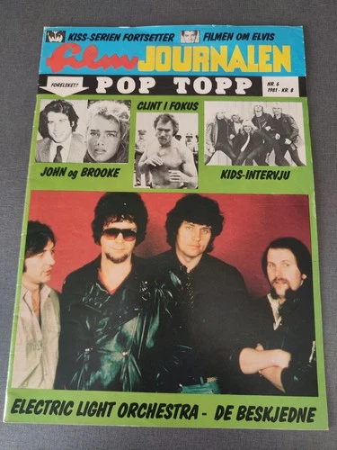 KISS GENE SIMMONS, E.L.O. THE WHO, CAROLE BOUQUET in FILMJOURNALEN magazine 1981