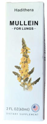 Hadithera Mullein For Lungs Dietary Supplement 2 fl oz Exp 12/26