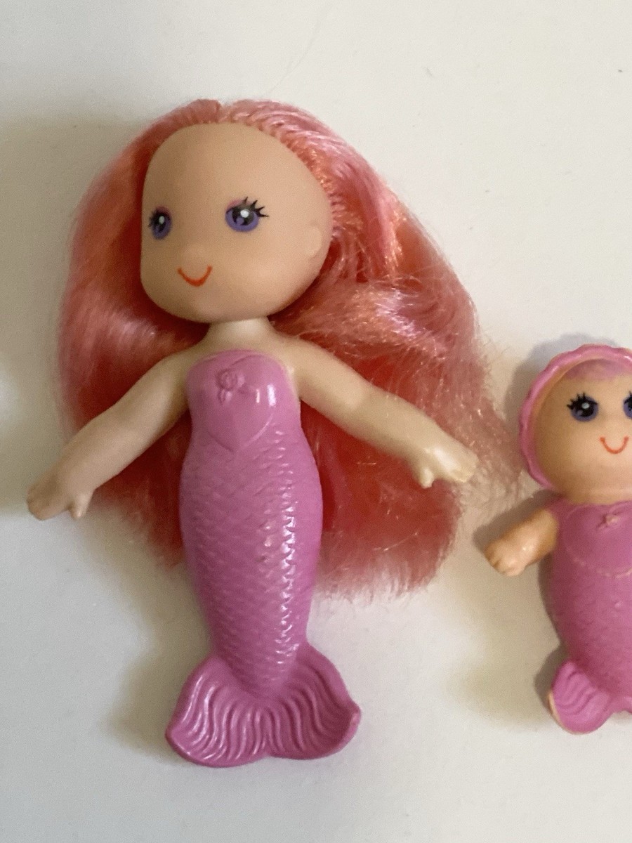 RARE 1979 Kenner Sea Wees 'n Babies Breezy Mermaid Baby Blew Pink