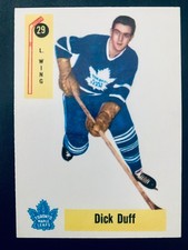 1992-93 Parkhurst Hockey Parkie Reprint PR-24 Dick Duff Toronto Maple Leafs
