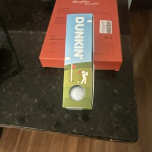 Dunkin' Golf Putting Mat Green Portable Indoor/Outdoor 18x6 in Practice Aid