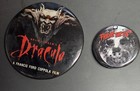 1992 Bram Stokers DRACULA 2x2 & Friday The 13th JASON  1.25x1.25 Promo Buttons   — photo 1