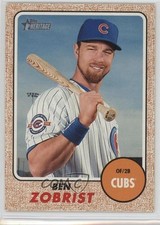 2017 Topps Heritage Ben Zobrist #326 2f4