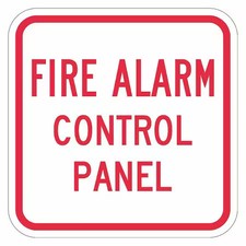 Lyle T1-1816-Dg_12X12 Facility Sign, 12 In H, 12 In W, Aluminum, Square,