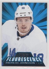 2018-19 Upper Deck Fluorescence Blue /50 Andreas Johnsson #F-13 0c6
