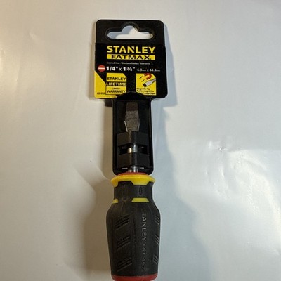 Stanley FatMax 1/4'' x 1-3/4'' Slotted Stubby Screwdriver   Magnetic Tip  New