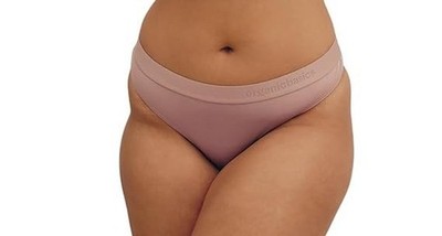 2 Pr Organic Basics Women's Dusty Rose Soft Touch Briefs Underwear Size-XL-NEW