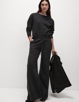 Marks & Spencer Womens Black Wide leg Trousers - M&S