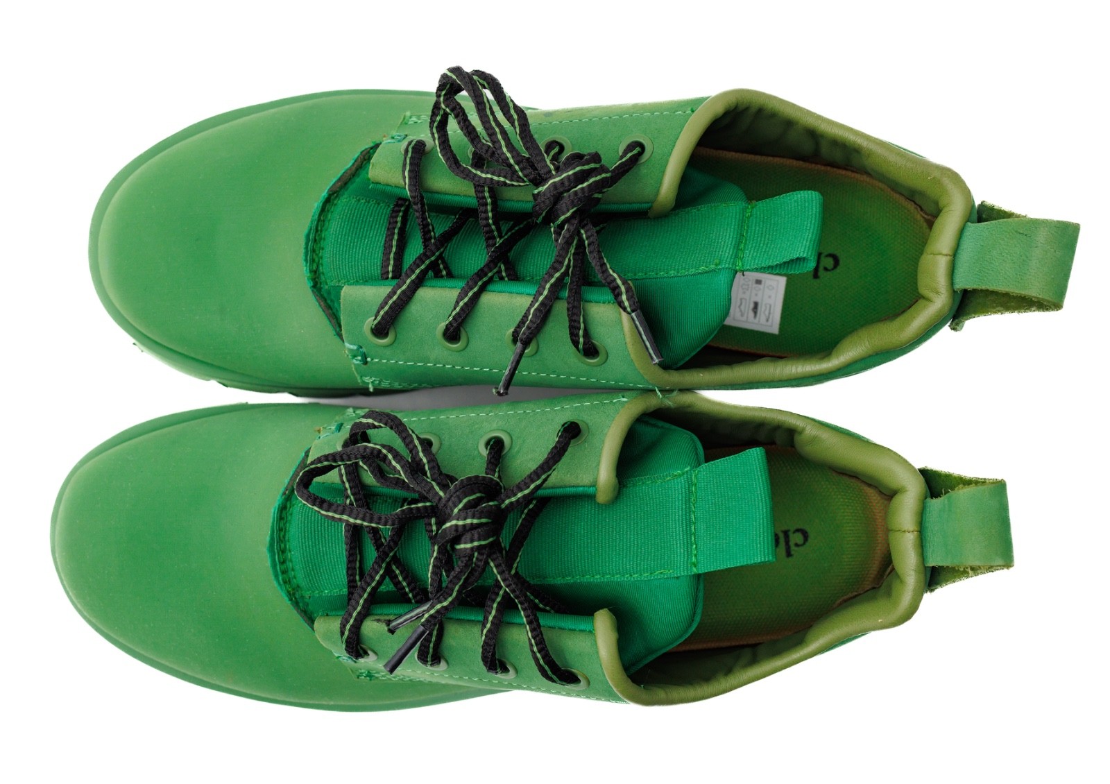 SAOLA Stivali Wampa Clearweather da uomo bassi taglia 9 verdi suola grossa Vibram lacci extra