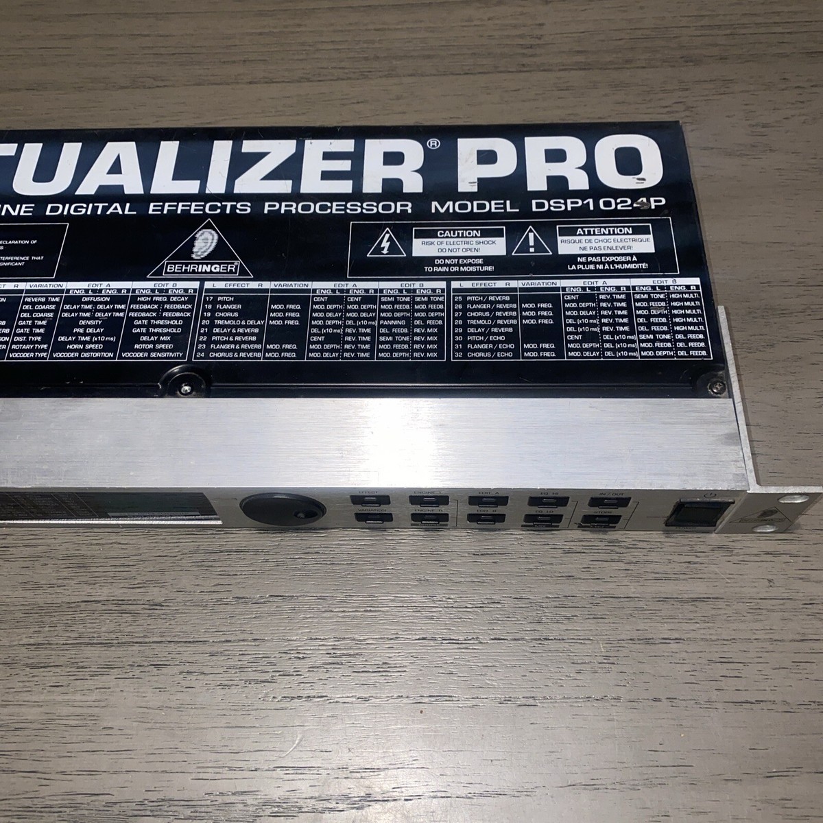 Behringer Virtualizer Pro DSP1024P For Parts Or Repair | eBay Behringer Virtualizer Pro DSP1024P For Parts Or Repair | eBay