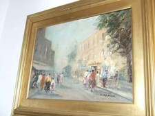 DI MARINO FRANCESCO OLIO SU COMPENSATO  34 X 25 CM  ISCHIA