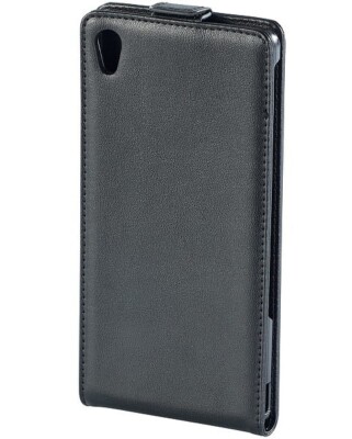 Xcase Stilvolle Klapp-Schutztasche Sony Xperia Z3, schwarz echtes Leder '' NEU ''