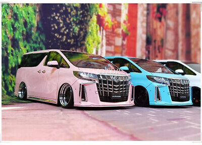 IG 1:18 Toyota Alphard H30W Diecast Car MPV Model White IG 1:18 Toyota Alphard H30W Diecast Car MPV Model White