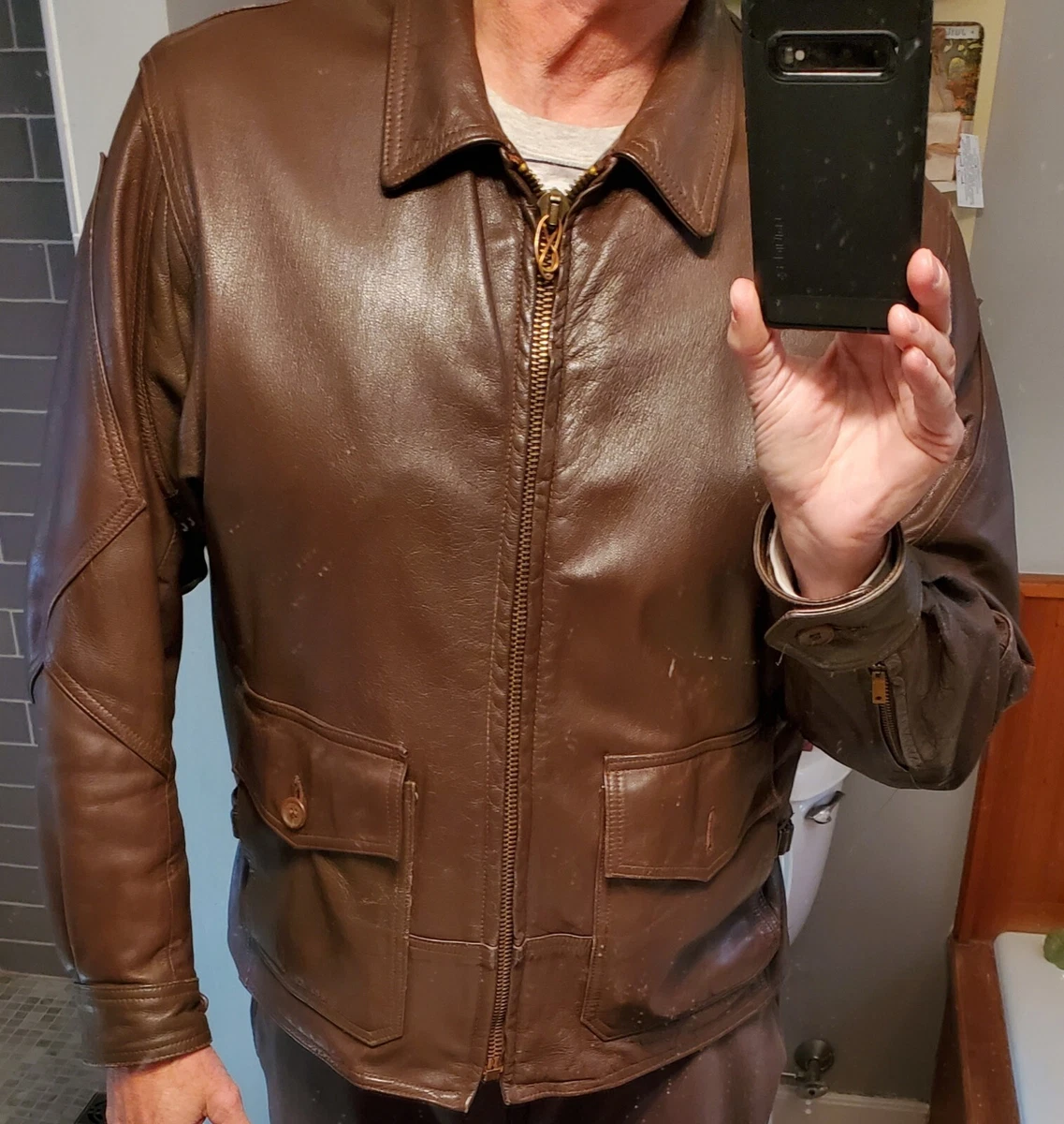Willis & Geiger G-8 leather jacket