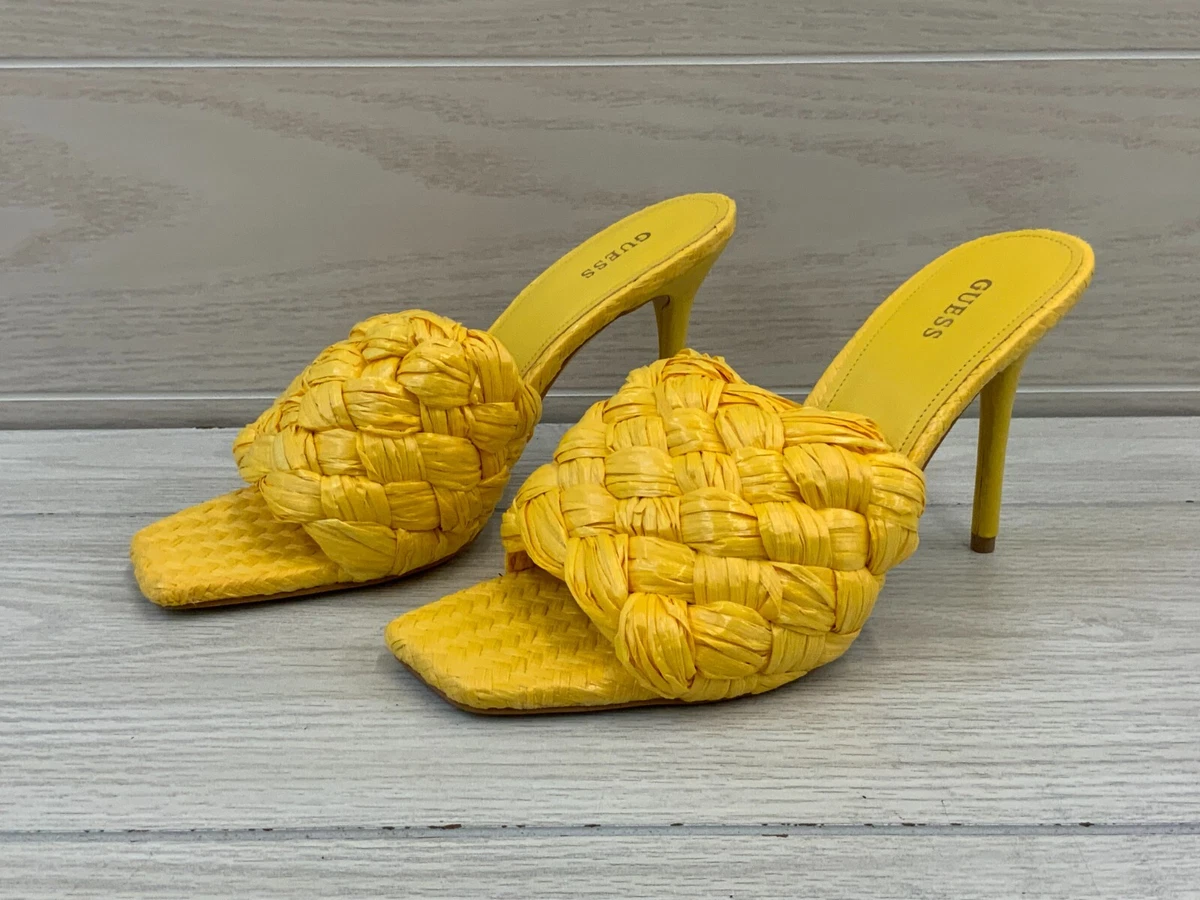 Guess yellow sandals sale
