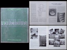 REVUE DE L'ALUMINIUM n°108 1939 SALON ARTS MENAGERS, LELEU DOMINIQUE PRINTZ