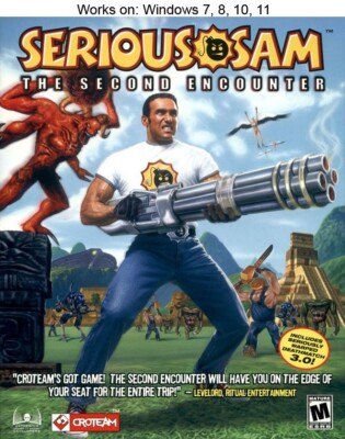 Serious Sam: The Second Encounter PC Game 2002 Windows 10 11