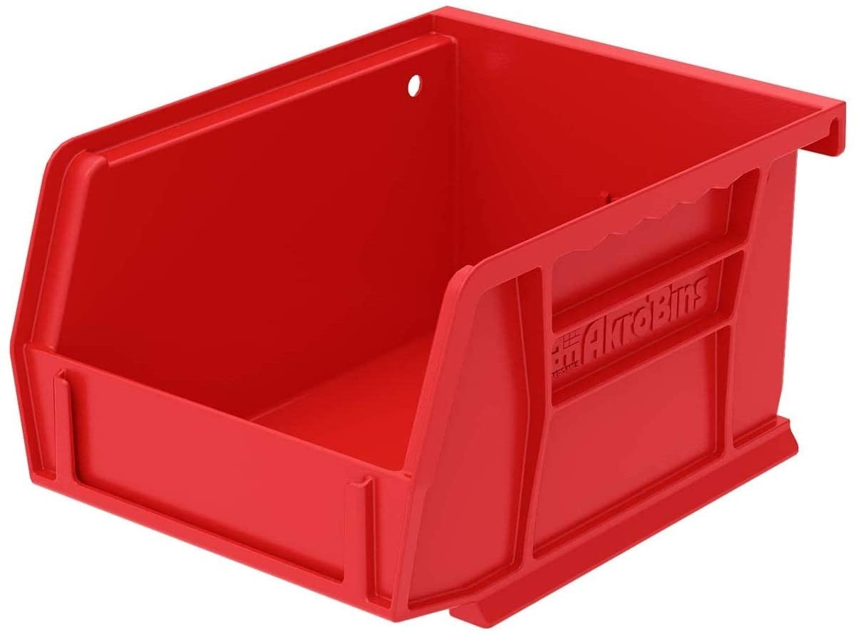 30210 Akrobins Plastic Hanging Stackable Storage Organizer Bin, 5-Inch X 4-Inch