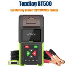 Genuine Automnotive Battery Tester Analyzer 12V 24V With Printer Battery  Detect