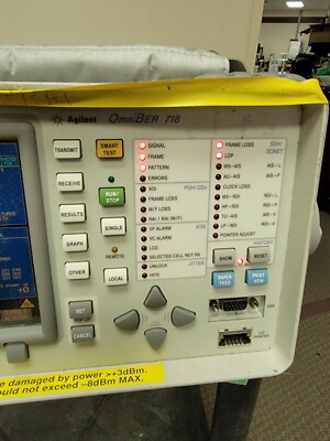 Agilent 37718A OmniBER 718 Analyzer for Parts or Repair for Agilent 37718A OmniBER 718 Analyzer for Parts or Repair for
