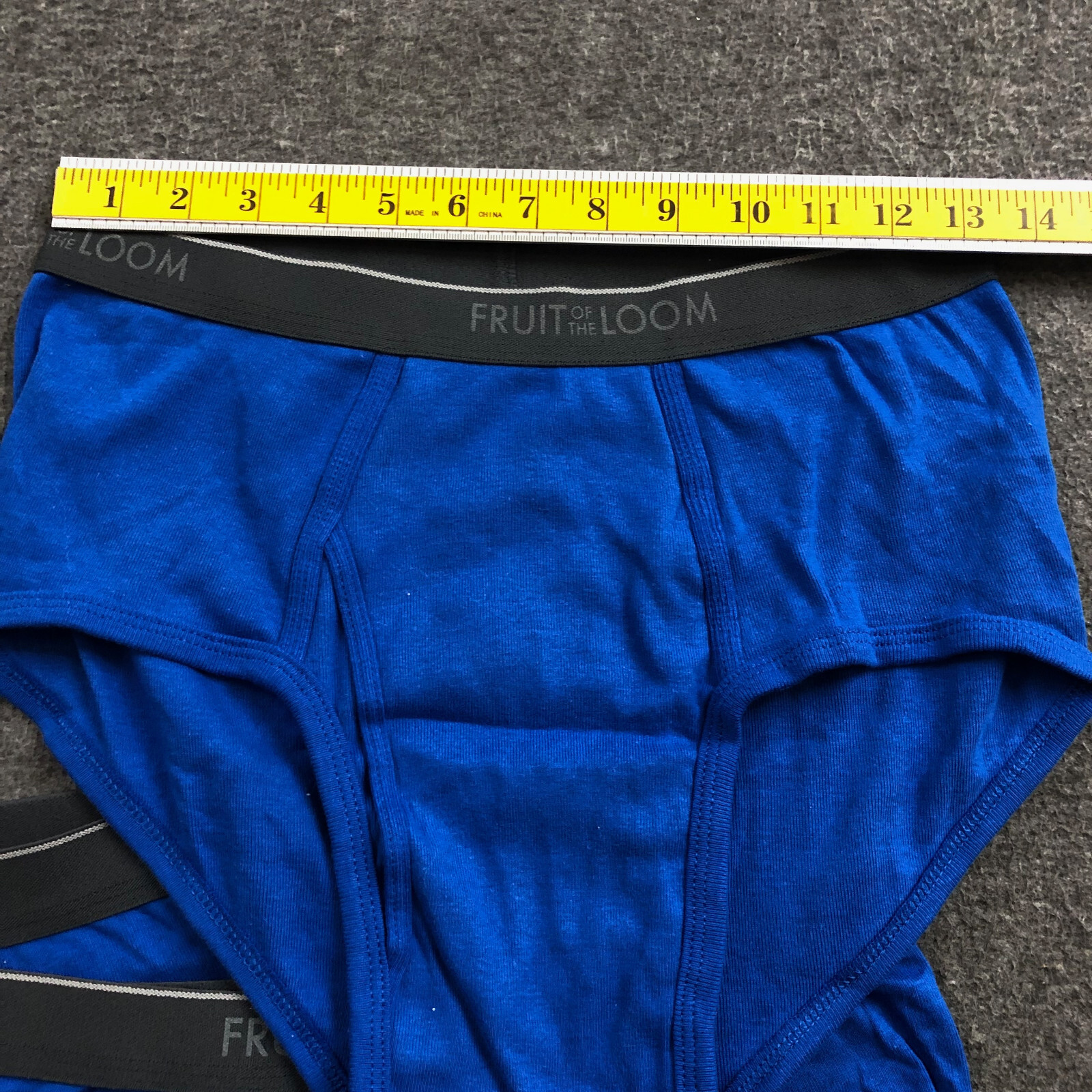 6 PACK Fruit of The Loom Men's Boxer Brief Multicolor Solid Pattern