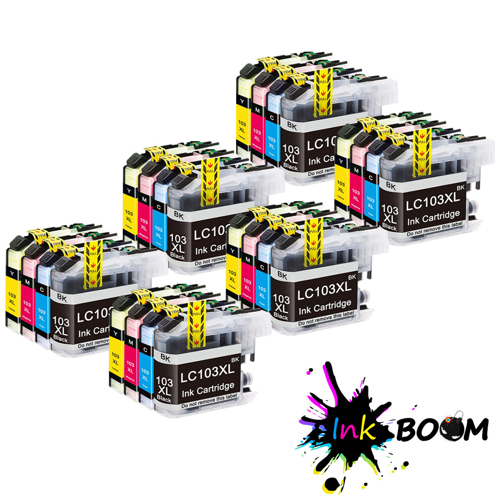 24PK Ink Cartridge fits Brother LC103 MFC-J4710DW MFC-J475DW MFC-J6520DW J875DW