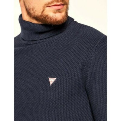 Pull Col Roulé GUESS Pour Homme – Modèle Dolcevita Hivernal – Réf. M0BR51Z2PL0 – Neuf Avec étiquettes