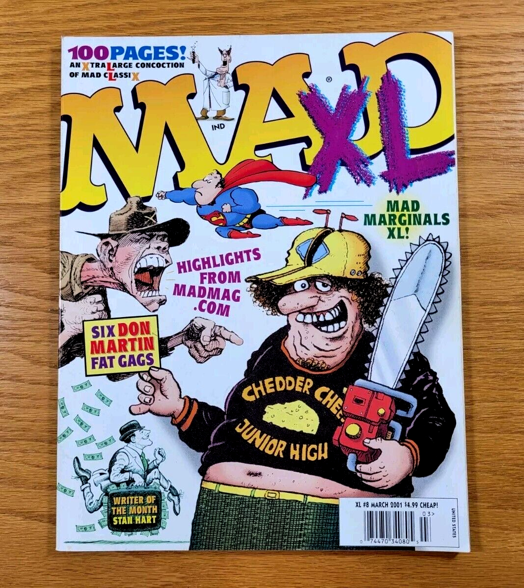Mad Magazine XL Volume # 8 Vintage Back Issue From March 2001